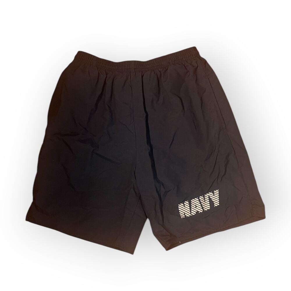Authentic US Navy lined training shorts | Size Small | Black | EUC